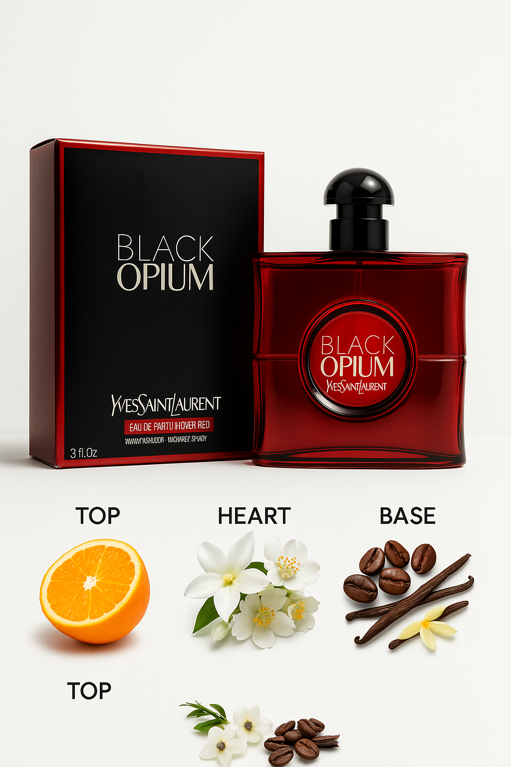 Black Opium Over Red by Yves Saint Laurent