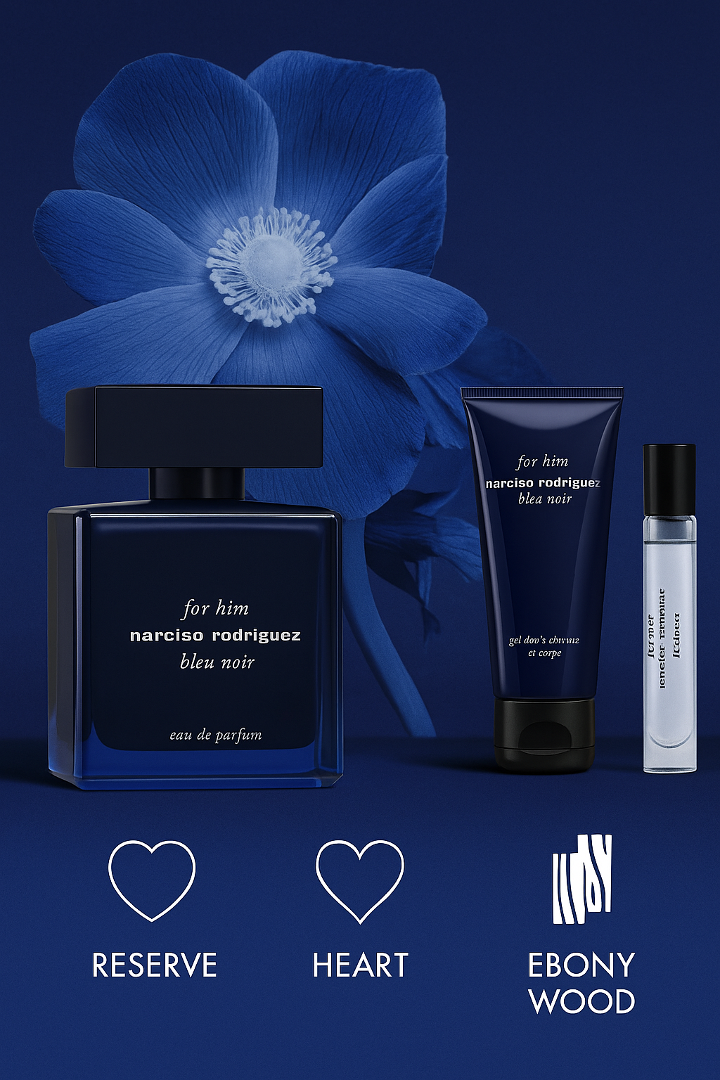 Gift Set Narciso Rodriguez For Him Bleu Noir
